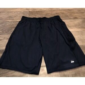 Amazon Essentials Men's Tech Stretch Training Shorts Sz Small Blue